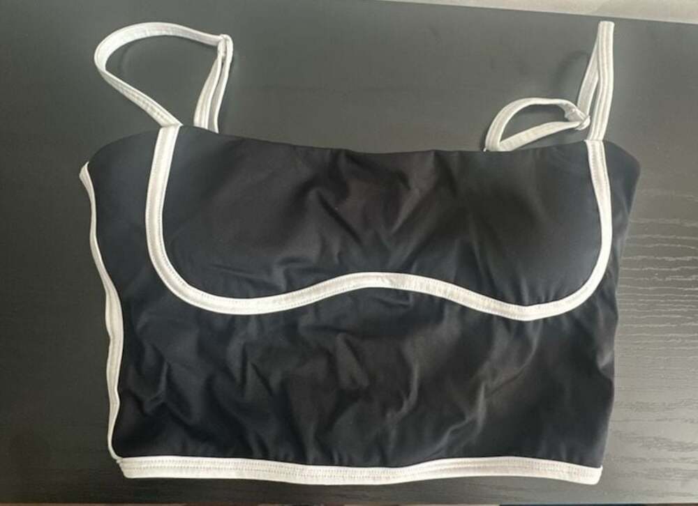 Move With You Sports Bra Womens XL Spaghetti Strap Square Neck